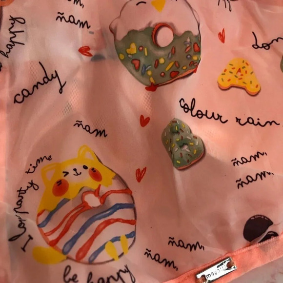 NWOT Mayoral hooded jacket sherbet orange with donut animals size 3 years - Picture 10 of 10